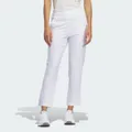 adidas Ultimate365 Solid Ankle Pants White M - Women Golf Pants