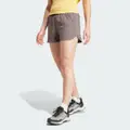 adidas Terrex Agravic Trail Running Shorts Charcoal L 3" - Women Outdoor Shorts