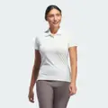 adidas Ultimate365 Solid Short Sleeve Polo Shirt Crystal Jade L - Women Golf Shirts
