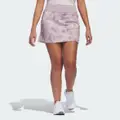 adidas Women's Ultimate365 Printed Skort Preloved Fig L - Women Golf Skirts