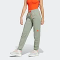 adidas City Escape Regular-Fit Pants Silver Green S - Women Lifestyle Pants