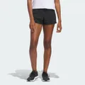 adidas Pacer 3-Stripes Knit Shorts Black / White L - Women Training,Gym & Training Shorts