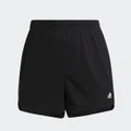 adidas Pacer 3-Stripes Knit Shorts (Plus Size) Black / White 1X - Women Training,Gym & Training Shorts
