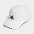 adidas AEROREADY Baseball Cap White / Black OSFM - Unisex Training Headwear