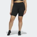adidas Optime Training Bike Short Leggings Black 2X - Women Training Leggings,Shorts,Tights