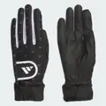 adidas Warm Comfort Graphic Gloves Black / White L - Women Golf Gloves