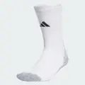 adidas adidas Football GRIP Knitted Crew Cushioned Performance Socks White / Black S - Unisex Football Socks & Leg Warmers