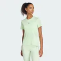 adidas HIIT Airchill Training Tee Semi Green Spark L - Women Training Shirts