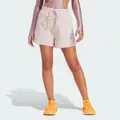 adidas adidas by Stella McCartney TrueCasuals Terry Short New Rose M - Women Lifestyle Shorts