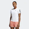adidas Own the Run Tee White XS - Women Running Shirts