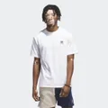 adidas EngineeRed 3-Stripes Tee White 2XL - Men Lifestyle T Shirts,Shirts