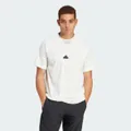 adidas Z.N.E. Tee Off White 2XL - Men Lifestyle Shirts