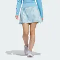 adidas Women's Ultimate365 Printed Skort Semi Blue Burst L - Women Golf Skirts