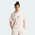 adidas Z.N.E. Tee Putty Mauve 2XL - Men Lifestyle Shirts
