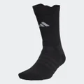 adidas Tennis Cushioned Crew Socks 1 Pair Black / White L - Unisex Tennis Socks & Leg Warmers