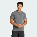 adidas Designed for Training Workout Tee Grey L - Men Training Shirts