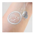 SILVER Bride Tribe with Diamond Ring Tattoo