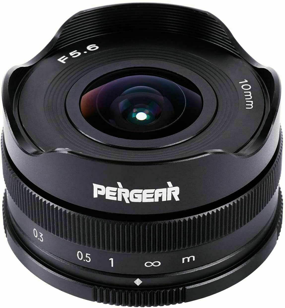 Pergear 10mm F5.6 Wide Angle Lens For Fuji X-mount Camera X-e2s X-e3 Xs10 X-t200