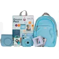 Fujifilm Instax Mini 11 Camera Creator Pack Bundle Fun Accessory Backpack Blue