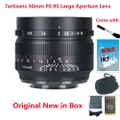 7artisans 50mm F0.95 Portrait Manual Focus Lens For Micro 4/3 Gh5 G7 E-m10ii Gx8