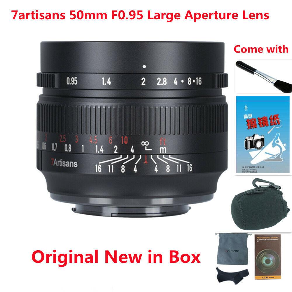 7artisans 50mm F0.95 Manual Focus Portrait Lens For Nikon Z Z5 Z6 Z6ii Z7 Zfc