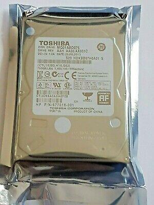 750 Gb Sata Toshiba Mobile Hdd Mq01abd075 5400rpm 8mb 2,5 " Internal Hard