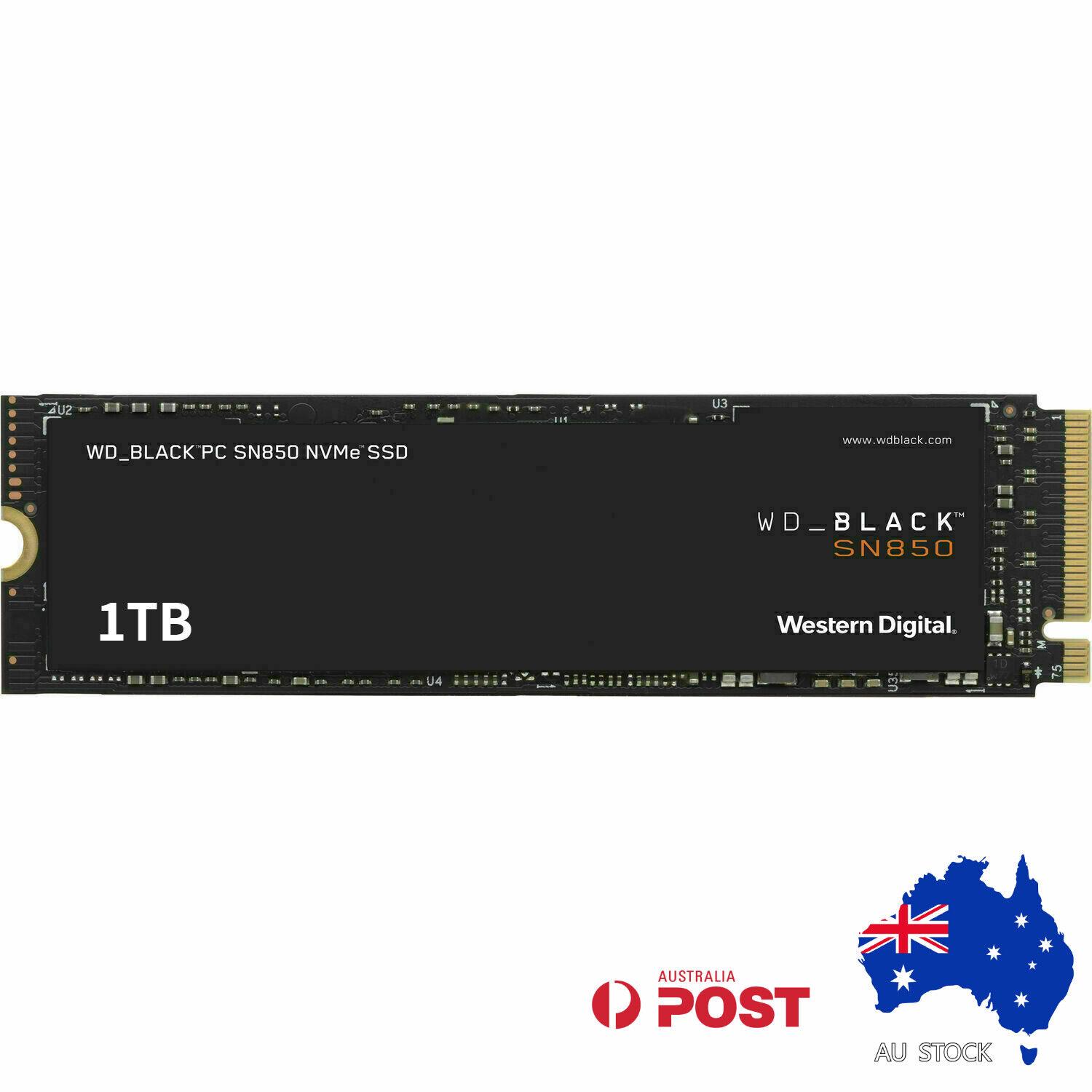 Western Digital Wd Black Sn850 1tb M.2 2280 Nvme Ssd Solid State Drive