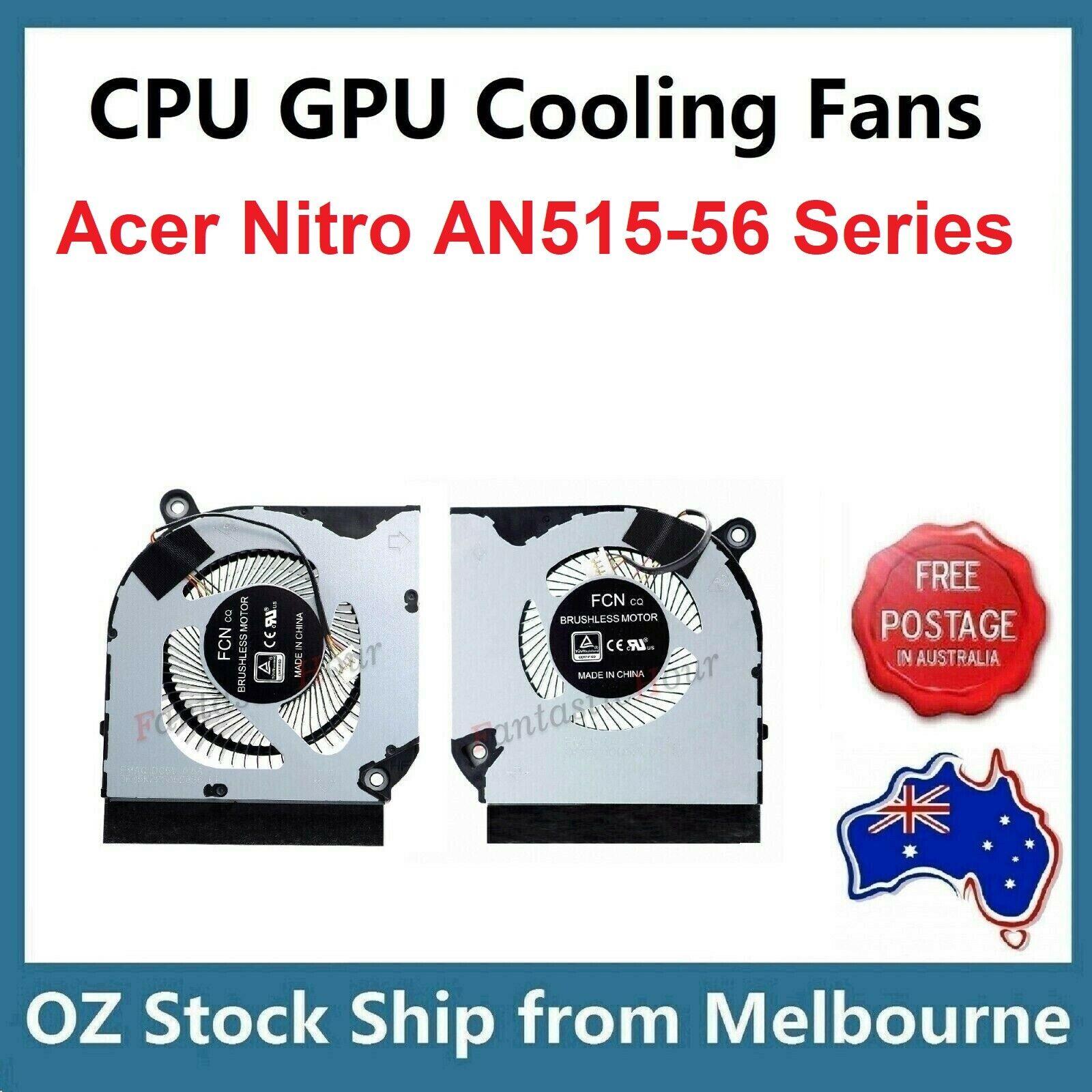 Genuine Cpu + Gpu Cooling Fan For Acer Nitro 5 An515-57-77fu Laptop Notebook