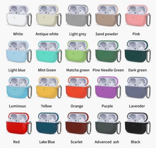 Liquid Silicone Case For Airpods Pro 2nd Gen Case Cover Keychain Included