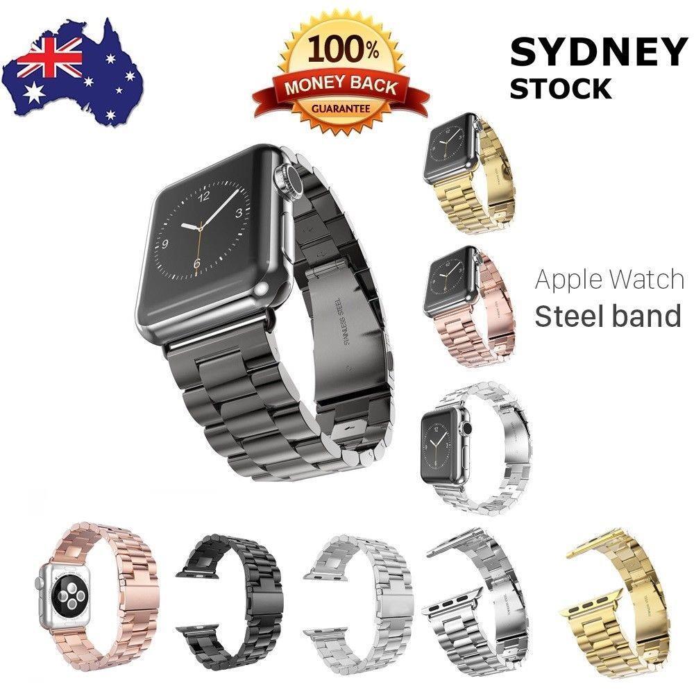 Apple Watch Series 8 Stainless Steel Interchangeable Metal Band 41mm 45mm