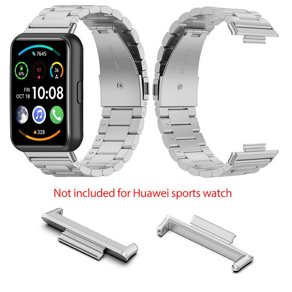 2pcs 24mm Watch Band Strap Connector For Huawei Watch Fit 2 Active (silver)