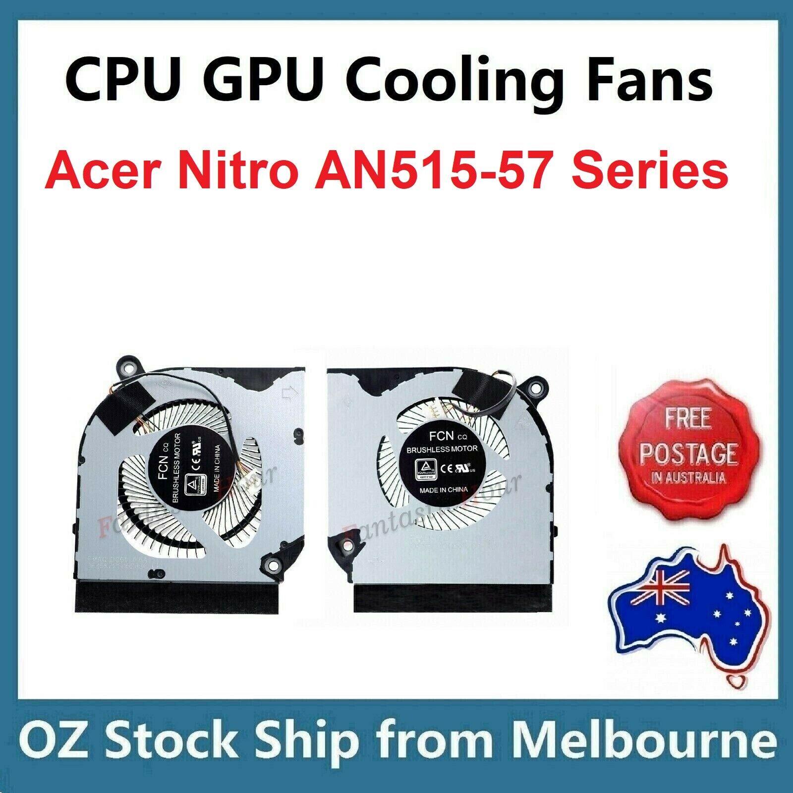 Genuine Cpu + Gpu Cooling Fan For Acer Nitro 5 An515-57-52e0 Laptop Notebook