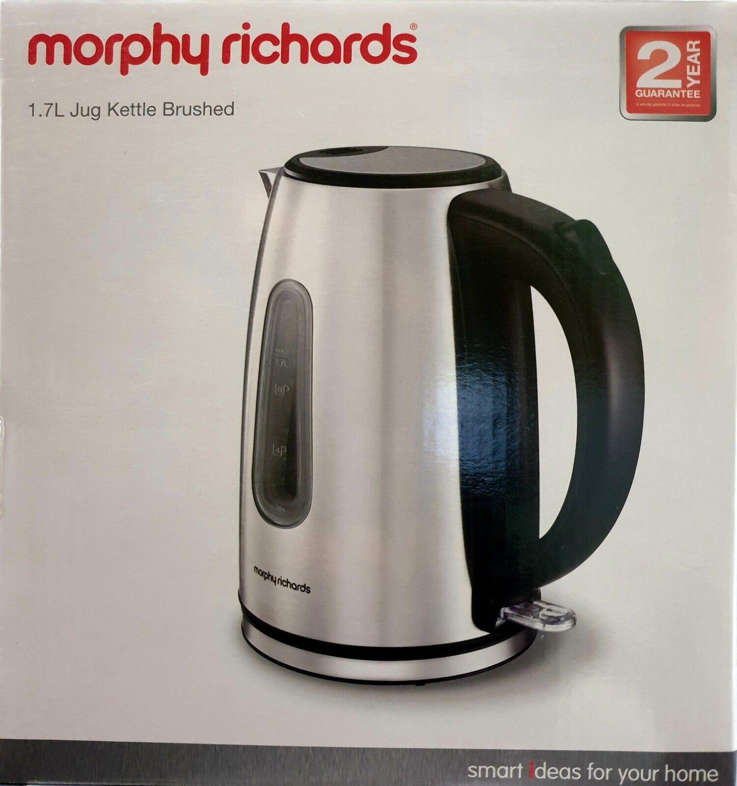 Morphy Richards 102777 Equip 1.7l Brushed Stainless Steel 2200w Jug