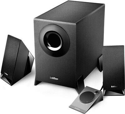 Edifier M1360 2.1 Multimedia Speakers - 3.5mm Aux/4inch Subwoofer/remote/rca