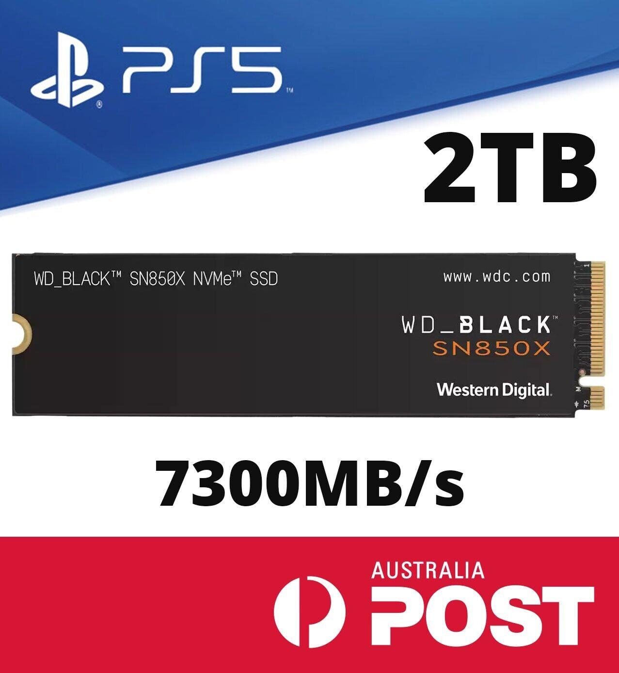 Ps5 2tb Western Digital Wd Black Sn850x M.2 Ssd For Playstation 5 Nvme