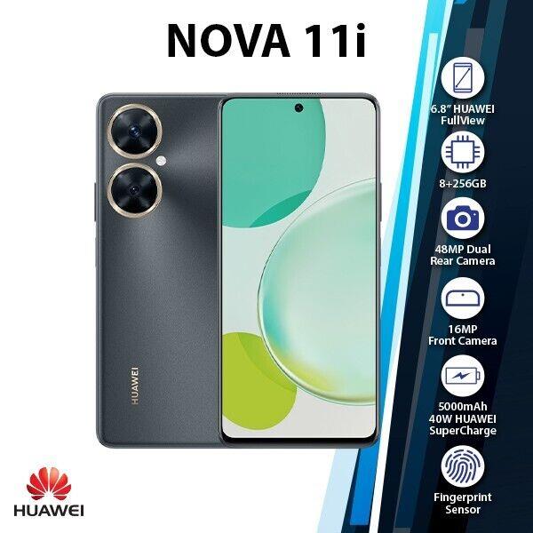 (unlocked) Huawei Nova 11i 8gb+256gb Dual Sim Android Mobile Phone Au - Black