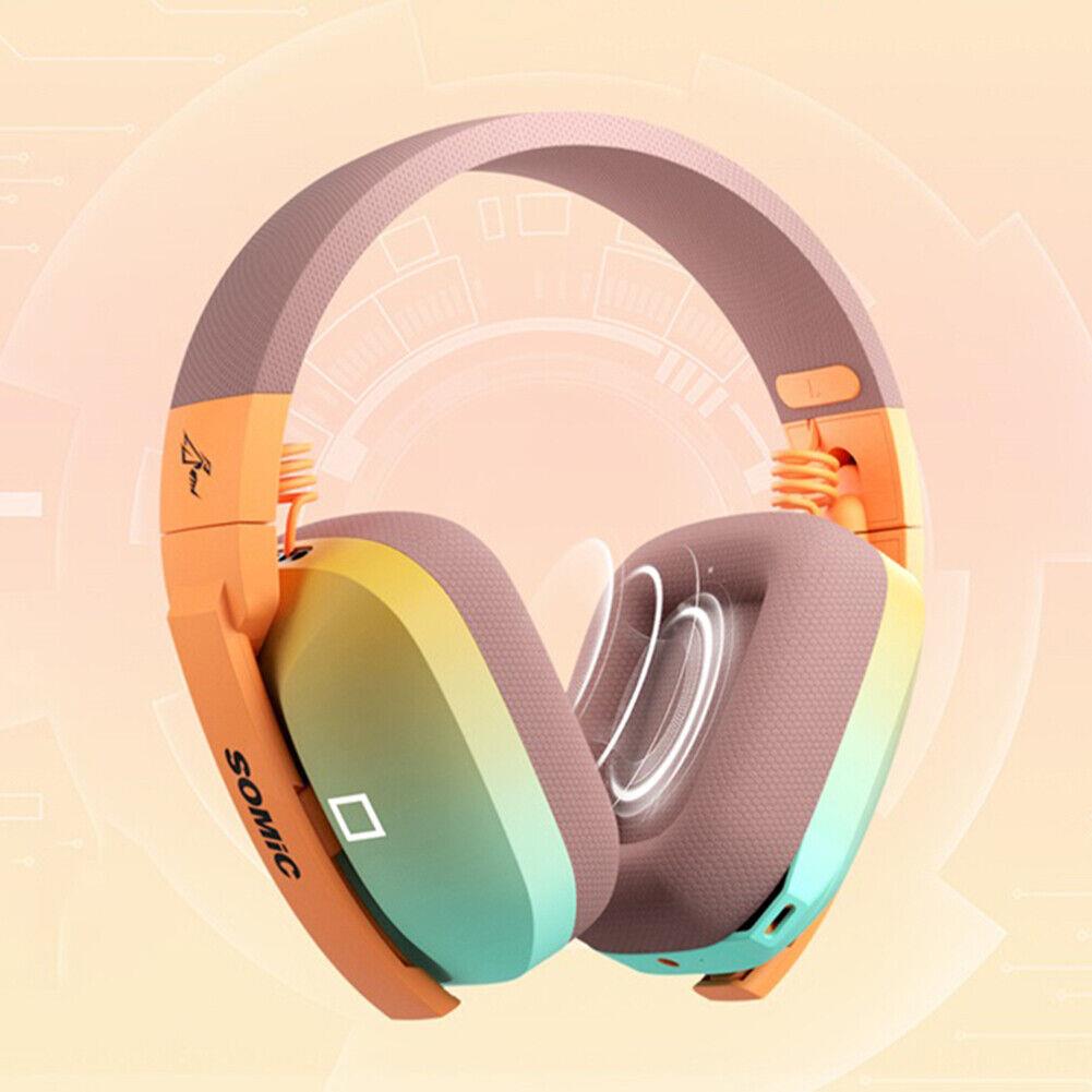 Wireless Headphones Bluetooth-compatible Wireless Gamer Headset 2 Sound Effects