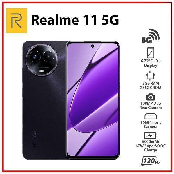 Realme 11 5g 8gb+256gb Black Dual Sim Global Ver. Android Mobile Phone