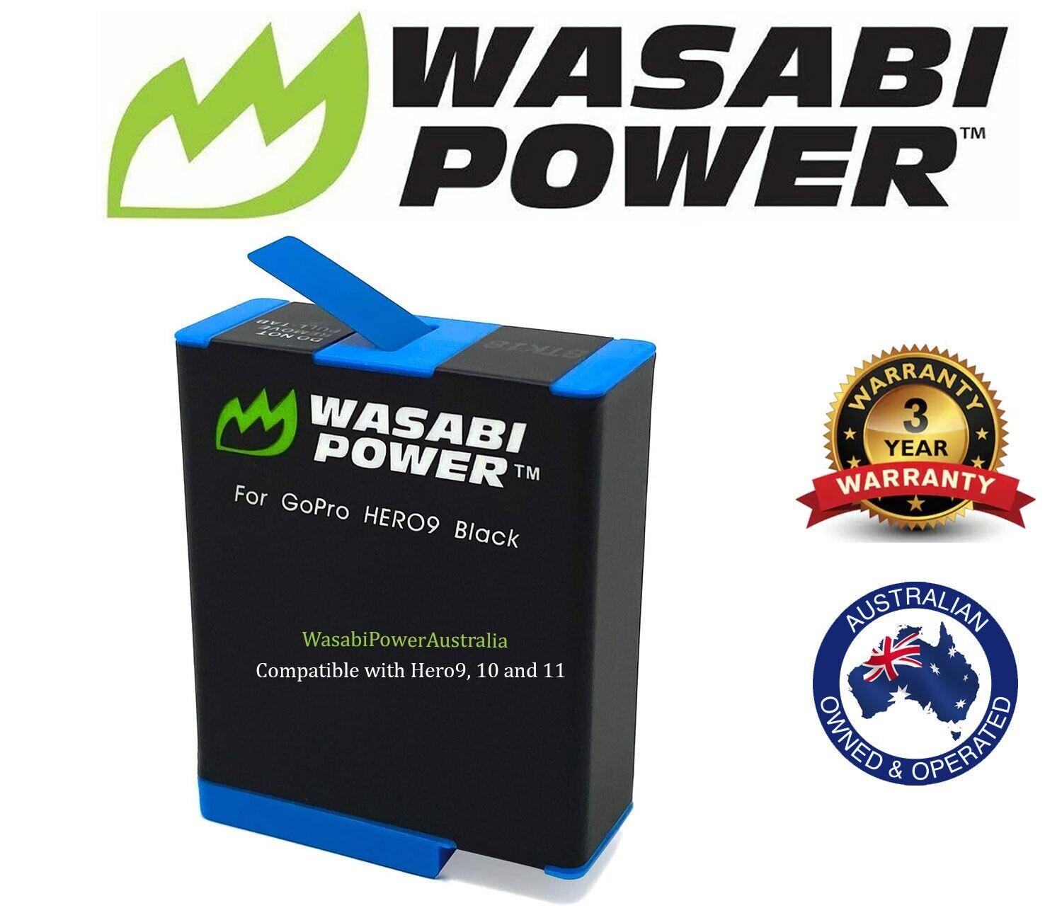 Wasabi Power Hero11 Battery For Gopro Hero 11 Black
