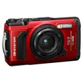 Om System Tg-7 Tough Digital Camera - Red