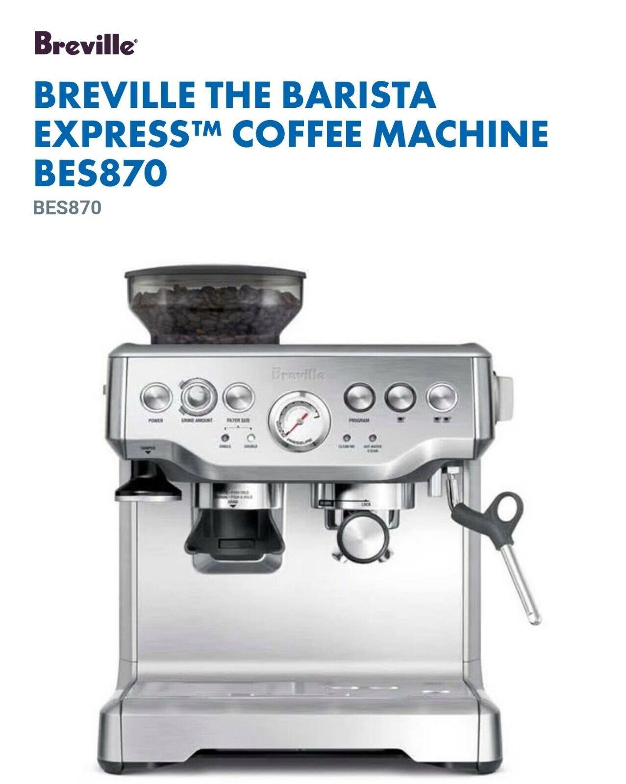 Brand Breville Bes870bss The Barista Express™ Espresso Machine
