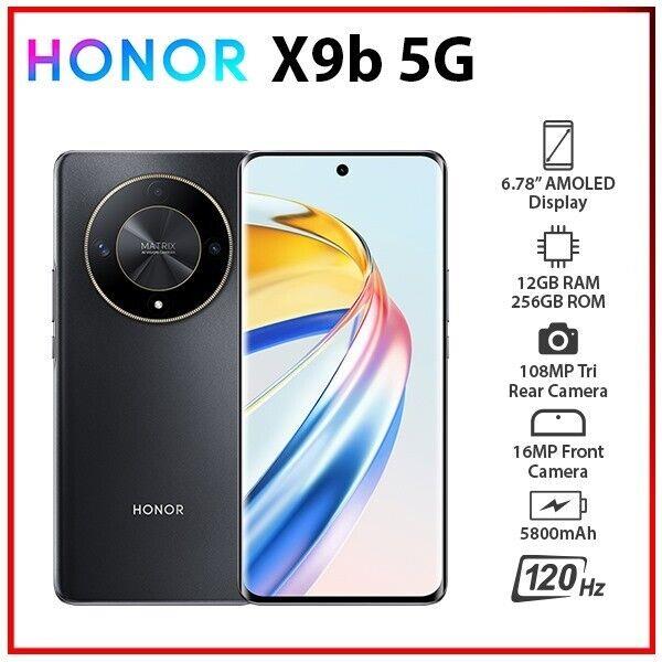 (unlocked) Honor X9b 5g 12gb+256gb Black Dual Sim Octa Core Android Mobile Phone