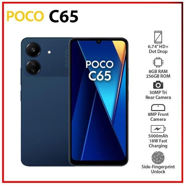(new&unlocked) Xiaomi Poco C65 8gb+256gb Blue Dual Sim Android Mobile Phone Au