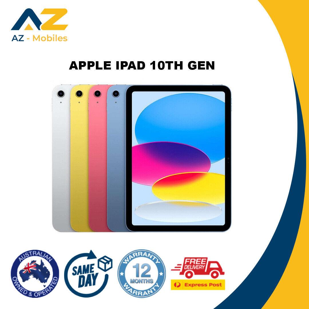 Apple Ipad 10th Gen [64gb / 256gb] Liquid Retina Unlock Smart Tablet - Au Seller