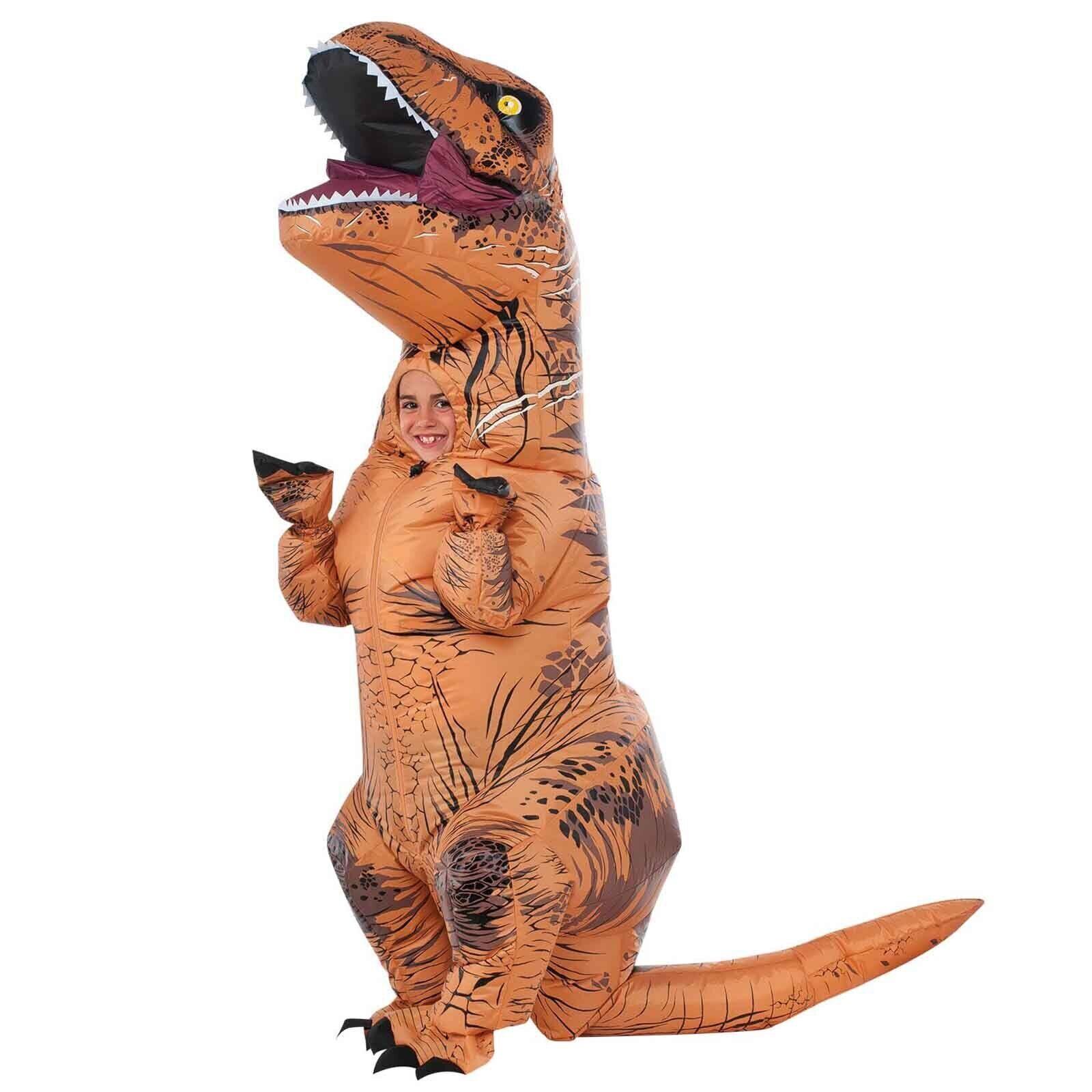 Jurassic World Inflatable T-rex Dinosaur Costume Child Boys 1.7m