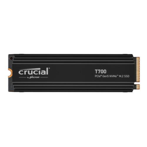 Crucial T700 Heatsink 2tb Ssd 12400 Mb/s Pcie G5 Nvme M.2 2280 Solid State Drive