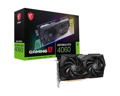 Msi Nvidia Geforce Rtx 4060 Gaming X 8g Mlg Edition Video Card 2595 Mhz Boo...