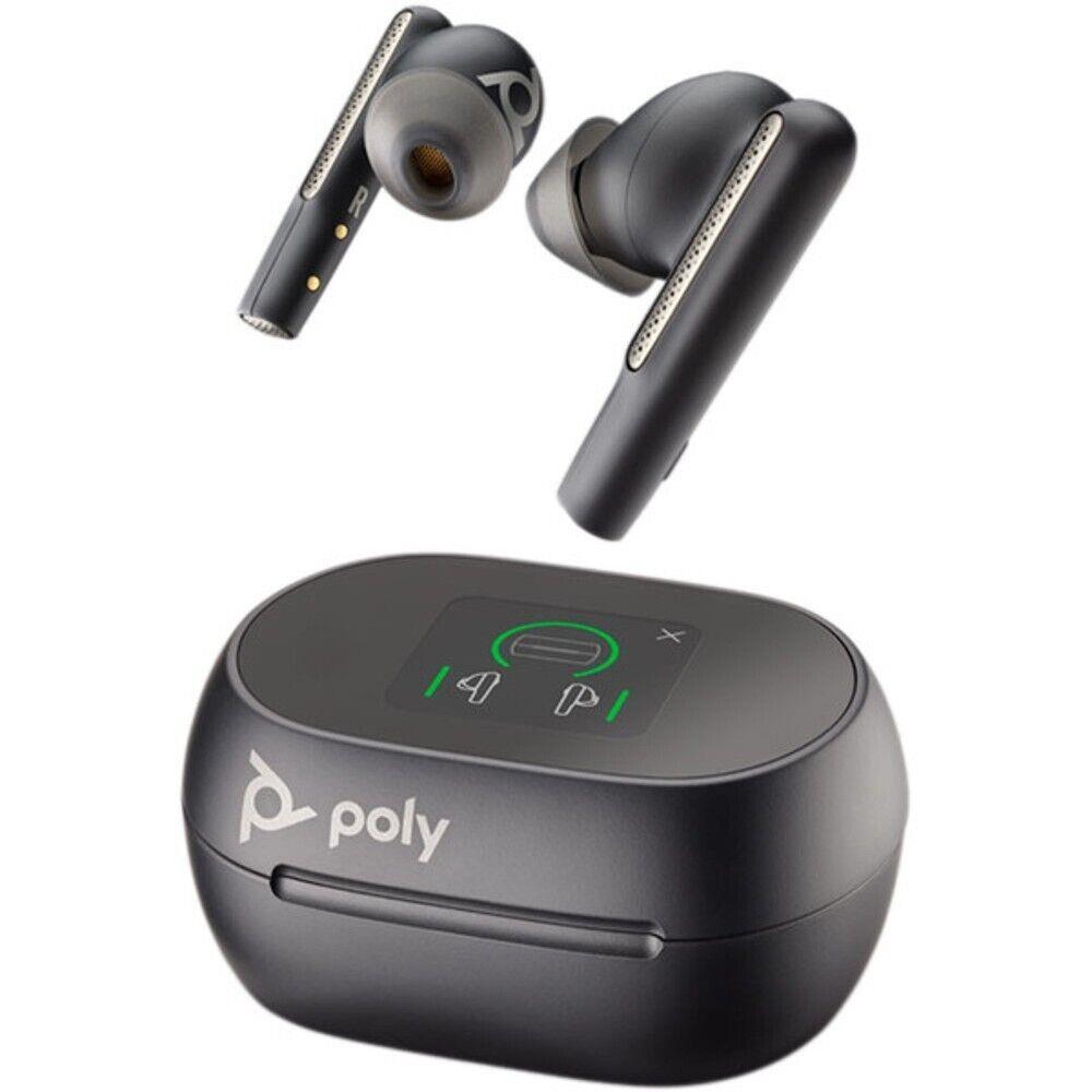 Poly Voyager Free 60+ Ms With Touchscreen Charge Case Bt700a Black Usb-a