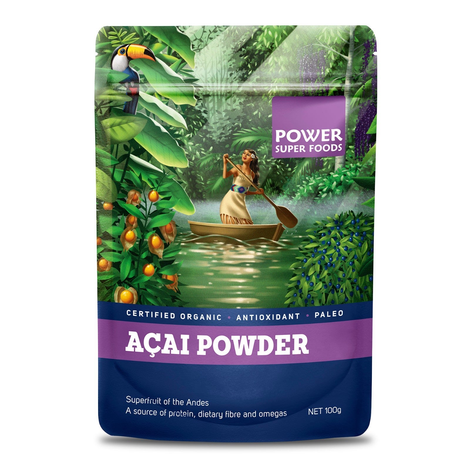 Power Superfoods - Acai Powder - Superfruit Of The Amazon