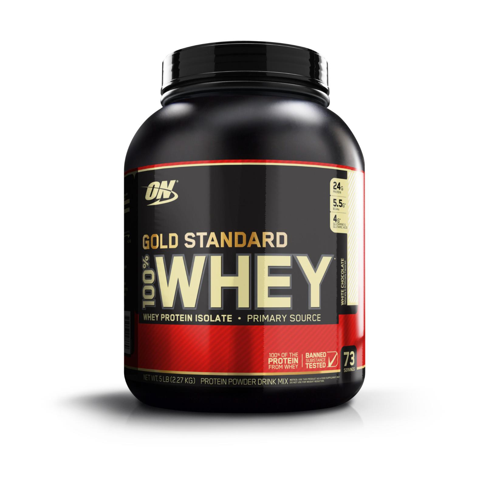 Optimum Nutrition On Gold Standard 5lb Whey Protein Concentrate